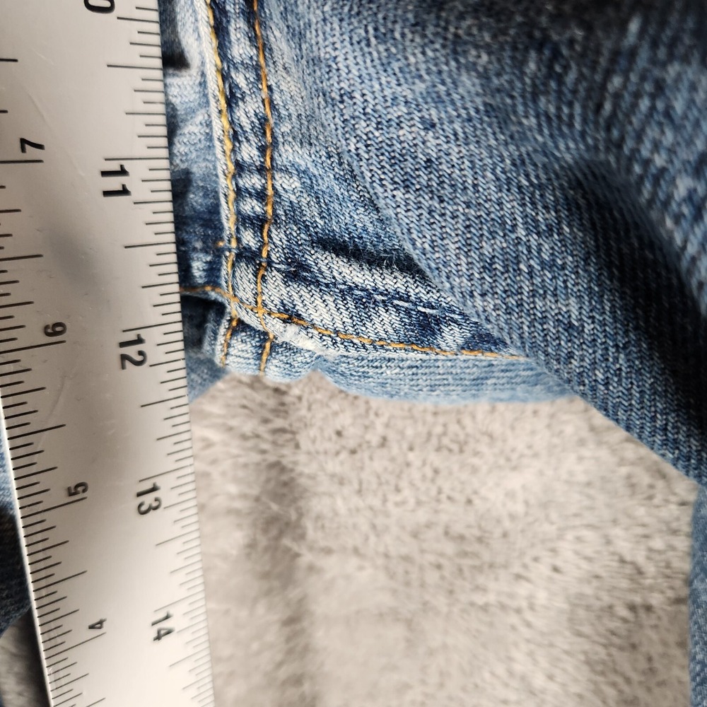Vintage Levi's Jeans 505 Men's 34X31 (Tag 36X32) Blue Regular Straight Cotton - Picture 3 of 14